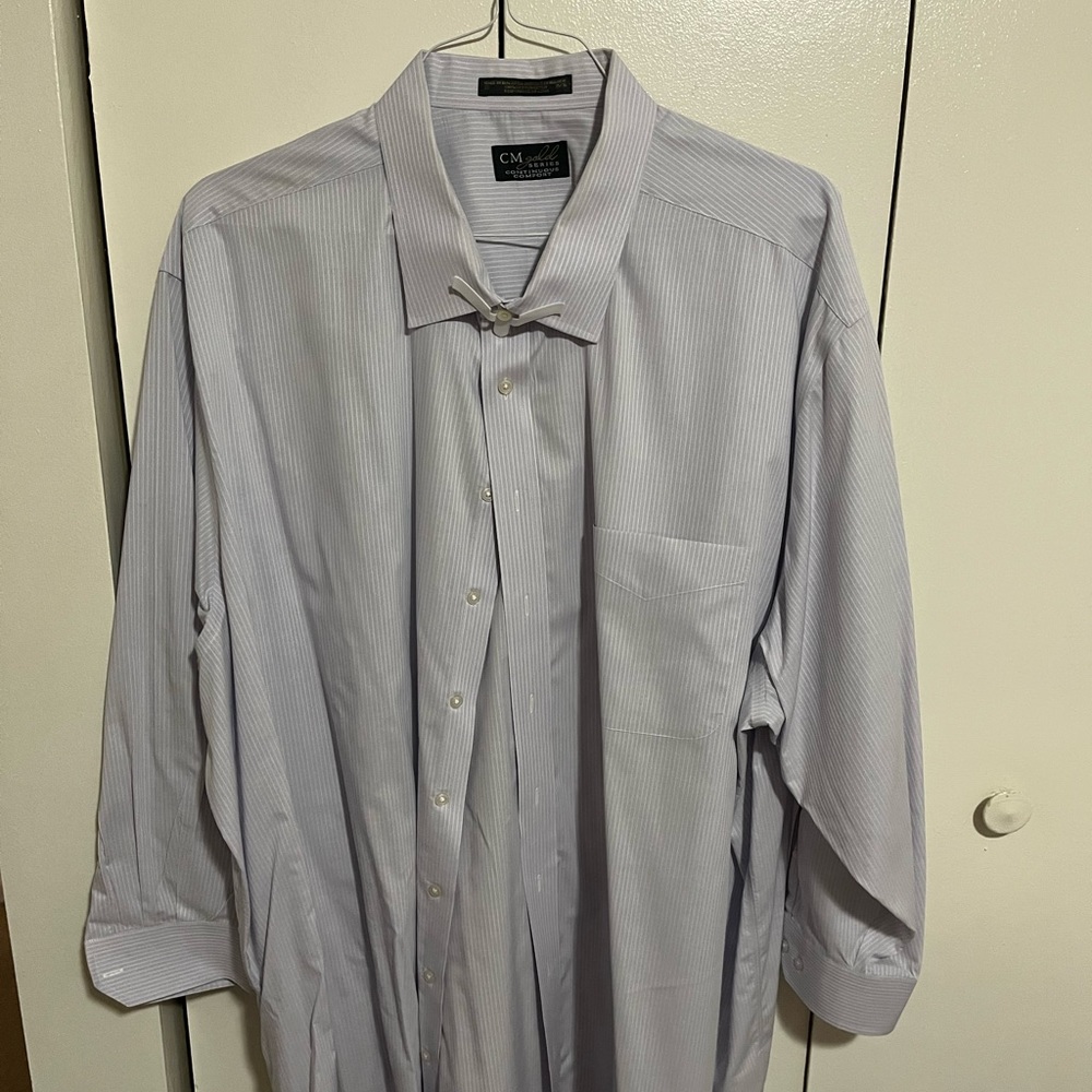 Lavender mens button down shirt